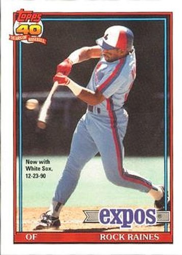 #360 Tim Raines - Chicago White Sox - 1991 O-Pee-Chee Baseball