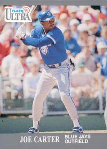 #360 Joe Carter - Toronto Blue Jays - 1991 Ultra Baseball