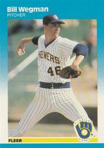 #360 Bill Wegman - Milwaukee Brewers - 1987 Fleer Baseball
