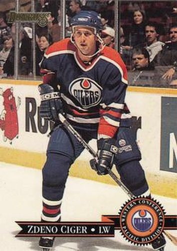 #360 Zdeno Ciger - Edmonton Oilers - 1995-96 Donruss Hockey