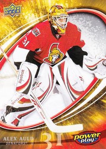 #360 Alex Auld - Ottawa Senators - 2008-09 Upper Deck Power Play Box Set Hockey