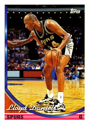 #360 Lloyd Daniels - San Antonio Spurs - 1993-94 Topps Basketball