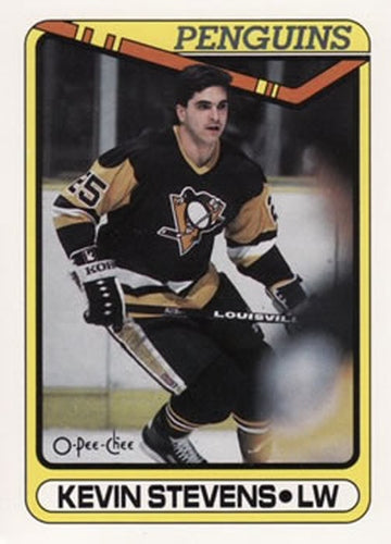 #360 Kevin Stevens - Pittsburgh Penguins - 1990-91 O-Pee-Chee Hockey