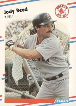#360 Jody Reed - Boston Red Sox - 1988 Fleer Baseball