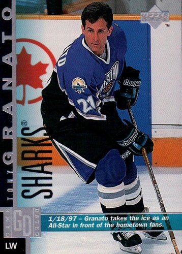 #360 Tony Granato - San Jose Sharks - 1997-98 Upper Deck Hockey
