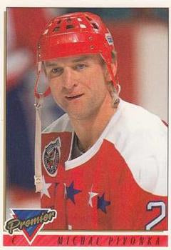 #360 Michal Pivonka - Washington Capitals - 1993-94 Topps Premier Hockey