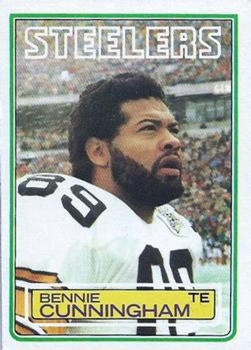 #360 Bennie Cunningham - Pittsburgh Steelers - 1983 Topps Football