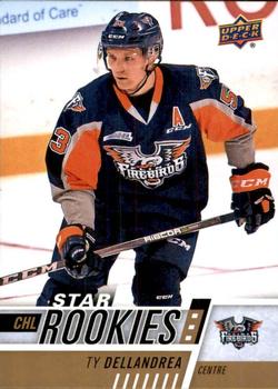#360 Ty Dellandrea - Flint Firebirds - 2017-18 Upper Deck CHL Hockey