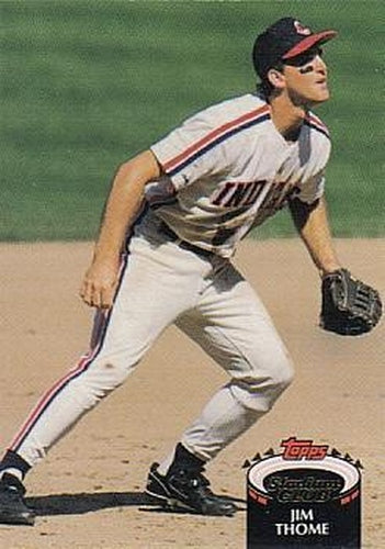 #360 Jim Thome - Cleveland Indians - 1992 Stadium Club Baseball