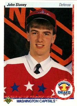#360 John Slaney - Washington Capitals - 1990-91 Upper Deck Hockey