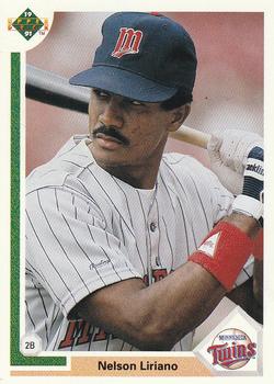 #360 Nelson Liriano - Minnesota Twins - 1991 Upper Deck Baseball
