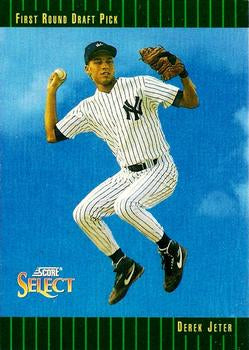 #360 Derek Jeter - New York Yankees - 1993 Select Baseball