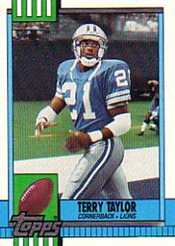 #360 Terry Taylor - Detroit Lions - 1990 Topps Football