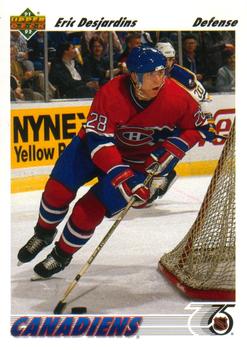 #360 Eric Desjardins - Montreal Canadiens - 1991-92 Upper Deck Hockey