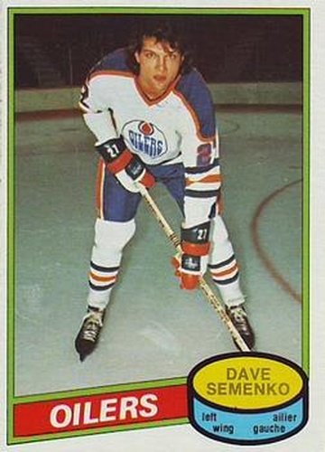 #360 Dave Semenko - Edmonton Oilers - 1980-81 O-Pee-Chee Hockey
