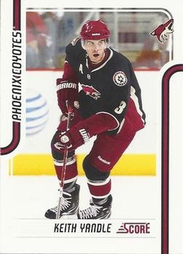 #360 Keith Yandle - Phoenix Coyotes - 2011-12 Score Hockey