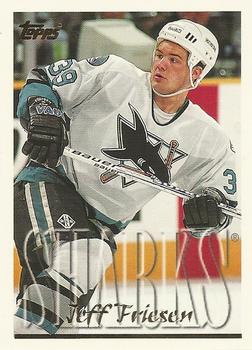 #360 Jeff Friesen - San Jose Sharks - 1995-96 Topps Hockey