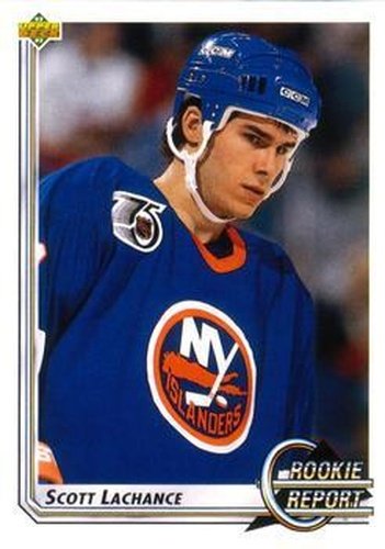 #360 Scott Lachance - New York Islanders - 1992-93 Upper Deck Hockey