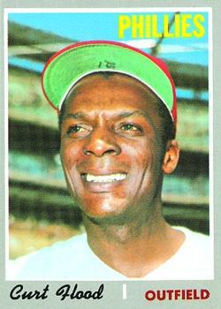 #360 Curt Flood - Philadelphia Phillies - 1970 Topps Baseball