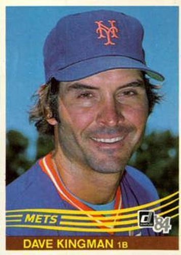 #360 Dave Kingman - New York Mets - 1984 Donruss Baseball