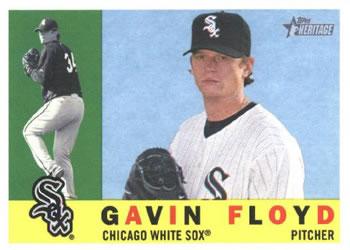 #360 Gavin Floyd - Chicago White Sox - 2009 Topps Heritage Baseball