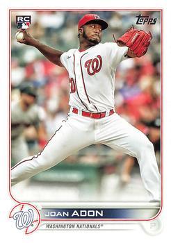 #360 Joan Adon - Washington Nationals - 2022 Topps Baseball