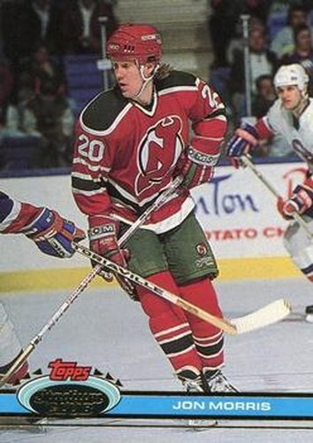 #360 Jon Morris - New Jersey Devils - 1991-92 Stadium Club Hockey