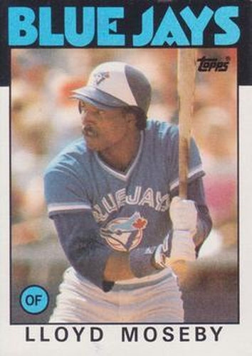 #360 Lloyd Moseby - Toronto Blue Jays - 1986 Topps Baseball