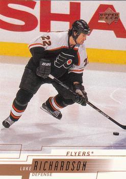 #360 Luke Richardson - Philadelphia Flyers - 2000-01 Upper Deck Hockey