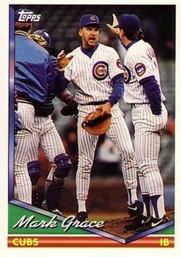 #360 Mark Grace - Chicago Cubs - 1994 Topps Baseball