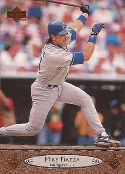 #360 Mike Piazza - Los Angeles Dodgers - 1996 Upper Deck Baseball