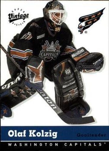 #360 Olaf Kolzig - Washington Capitals - 2000-01 Upper Deck Vintage Hockey