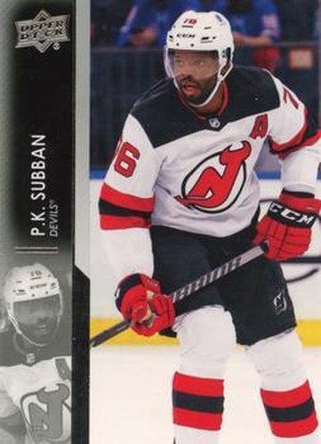 #360 P.K. Subban - New Jersey Devils - 2021-22 Upper Deck Hockey