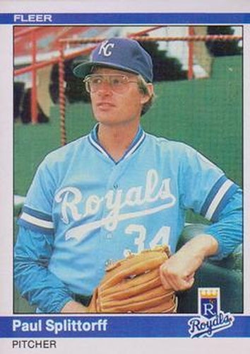 #360 Paul Splittorff - Kansas City Royals - 1984 Fleer Baseball