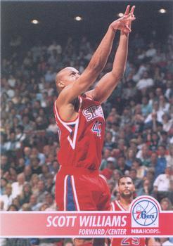 #360 Scott Williams - Philadelphia 76ers - 1994-95 Hoops Basketball
