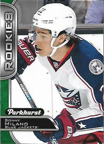 #360 Sonny Milano - Columbus Blue Jackets - 2016-17 Parkhurst Hockey