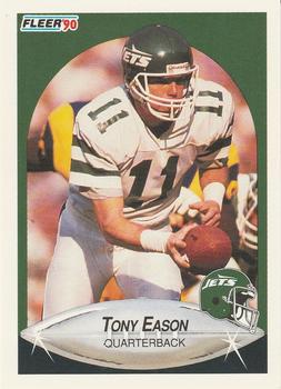 #360 Tony Eason - New York Jets - 1990 Fleer Football