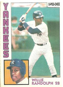 #360 Willie Randolph - New York Yankees - 1984 O-Pee-Chee Baseball