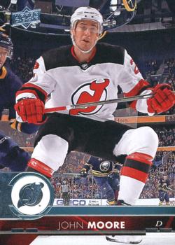 #360 John Moore - New Jersey Devils - 2017-18 Upper Deck Hockey