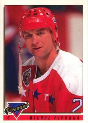 #360 Michal Pivonka - Washington Capitals - 1993-94 O-Pee-Chee Premier Hockey