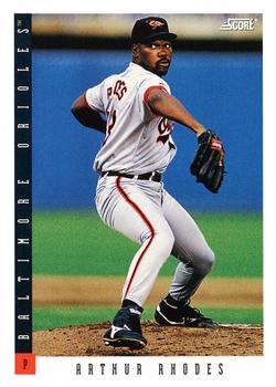 #360 Arthur Rhodes - Baltimore Orioles - 1993 Score Baseball