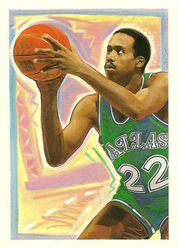 #360 Rolando Blackman - Dallas Mavericks - 1990-91 Hoops Basketball