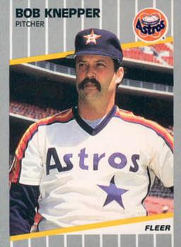 #360 Bob Knepper - Houston Astros - 1989 Fleer Baseball