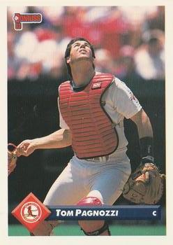 #360 Tom Pagnozzi - St. Louis Cardinals - 1993 Donruss Baseball