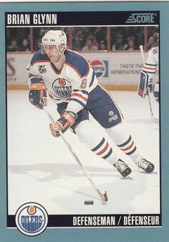 #361 Brian Glynn - Edmonton Oilers - 1992-93 Score Canadian Hockey