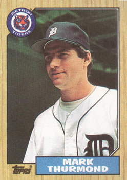 #361 Mark Thurmond - Detroit Tigers - 1987 Topps Baseball