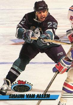 #361 Shaun Van Allen - Anaheim Mighty Ducks - 1993-94 Stadium Club Hockey