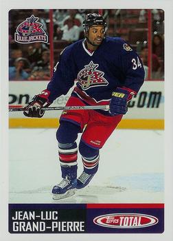 #361 Jean-Luc Grand-Pierre - Columbus Blue Jackets - 2002-03 Topps Total Hockey