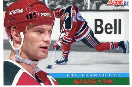 #361 Kirk Muller - New Jersey Devils - 1991-92 Score Canadian Bilingual Hockey