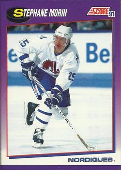 #361 Stephane Morin - Quebec Nordiques - 1991-92 Score American Hockey